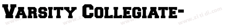 Varsity Collegiate字体转换